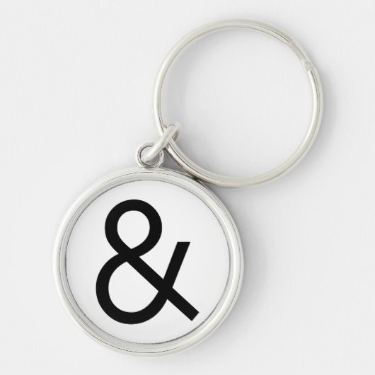 Porte-clés Ampersand - Noir (Devant)