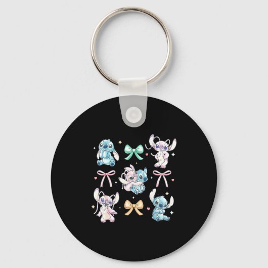 Porte-clés Ampl Ange Coquette Style Bowrs Saint-Valentin (Recto)