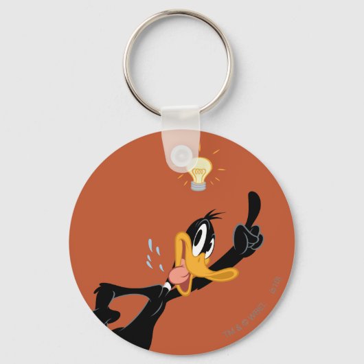 Porte-clés Ampoule au-dessus de la tête de DAFFY DUCK™ (Recto)