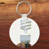 Porte-clés Ampoule compacte fluorescente (Recto)