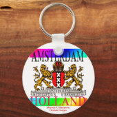 PORTE-CLÉS AMSTERDAM HOLLAND KEYCHAIN@MOJISOLA A GBADAMOSI OK (Recto)