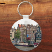 Porte-clés Amsterdam, houses on the canal (Recto)