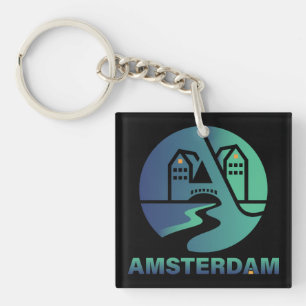 Porte-clés Amsterdam Pays-Bas Europe