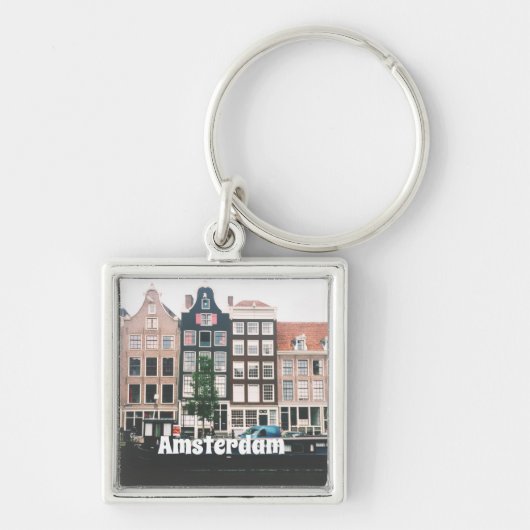 Porte-clés Amsterdam Voyage Souvenir (Devant)