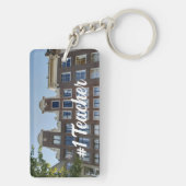 Porte-clés Amsterdam Windmill Canal House Porte - clé enseign (Dos)