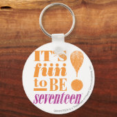 Porte-clés Amusant 2 B 17-Orange (Recto)