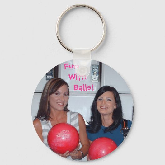 Porte-clés Amusant Avec Les Boules (Recto)