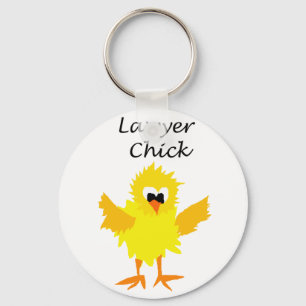 Porte-clés Amusant Avocat Chick Art Design