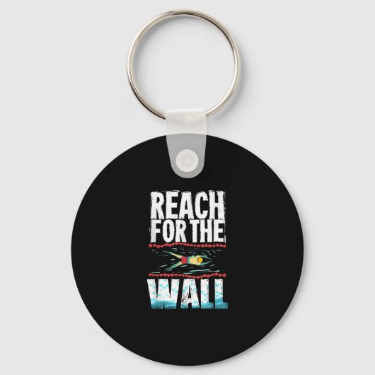 Porte-clés Amusant cadeau de natation une natation Athlète De (Recto)