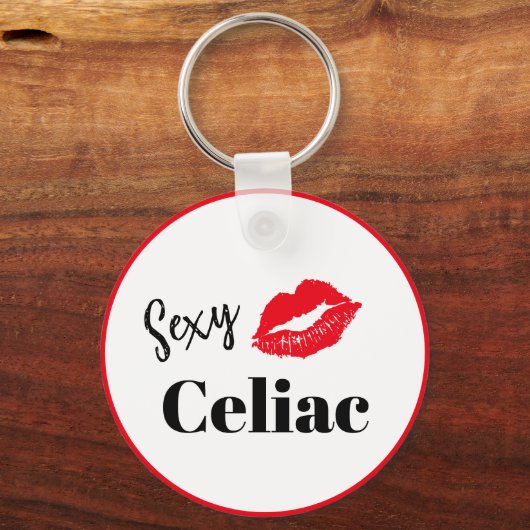 Porte-clés Amusant Céliaque Sexy (Recto)