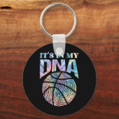 Porte-clés Amusant C'est dans mon ADN filles de basket-ball L (Recto)