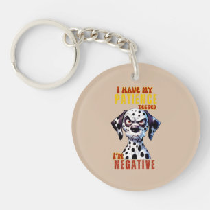 Porte-clés Amusant chien Porte - clé & Lanyard - 'Patience Te