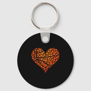 Porte-clés Amusant Coeur Pois de basketball Van de l'aile Hap
