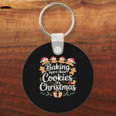 Porte-clés Amusant de cuisiner plus que des biscuits ce Noël (Recto)