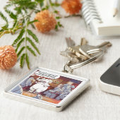 Porte-clés Amusant Éléphant Blanc Dans La Chambre (Côté)