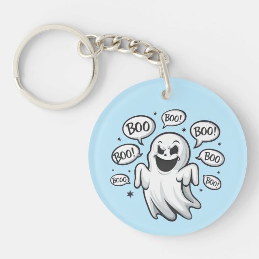 Porte-clés Amusant fantôme de Boo (Devant)