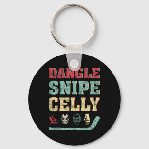 Porte-clés Amusant Hockey Tee Dangle Snipe Celly Hockey