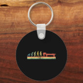 Porte-clés Amusant Human Billiards Evolution 8 Ll Pool Player (Recto)