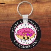 Porte-clés Amusant jeu de Donut Flirty (Recto)