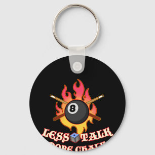 Porte-clés Amusant Joueur De Piscine Cadeaux Billard Balls Mo