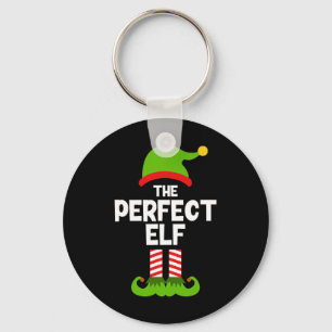 Porte-clés Amusant Le Parfait Elfe Noël Famille de fête Pajam