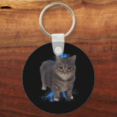 Porte-clés Amusant Oiia Oiia rotation de chat mème chat Brain (Recto)