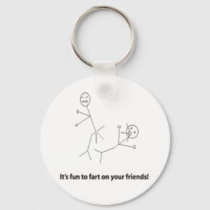 Porte-clés Amusant panier sur les amis