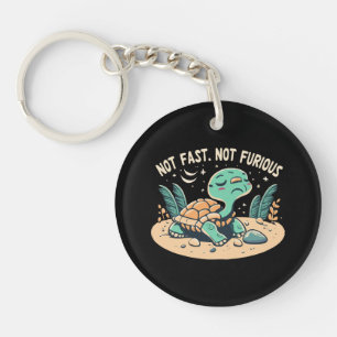 Porte-clés Amusant Pas Rapide Pas Furieux
