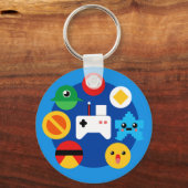 Porte-clés Amusant Retro Arcade (Verso)