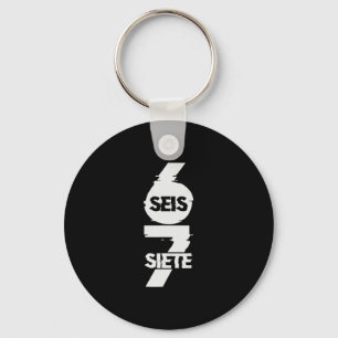 Porte-clés Amusant Six Seven En Espagnol Seis Siete 67 Brainr