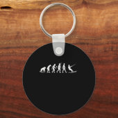Porte-clés Amusant Ski Eau Evolution Ski Idée Cadeau (Recto)