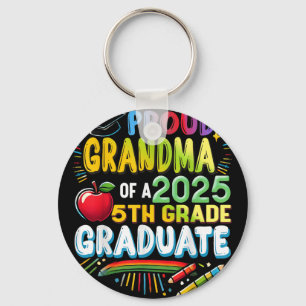 Porte-clés Amusante Grand-Mère Fière D'Un Cl De 2025 De 5E An