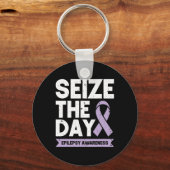 Porte-clés Amusante Sensibilisation À L'Épilepsie Saisir Le R (Recto)