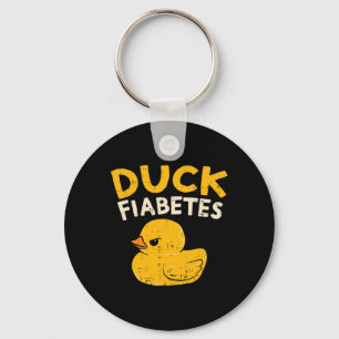 Porte-clés Amusants Diabète Sensibilisation I Canard Fiabetes