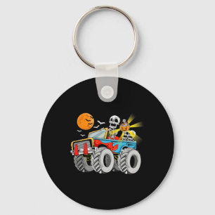 Porte-clés Amusants Halloween Squelette Monstre-Camion Enfant