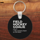 Porte-clés Amusants Hockey de terrain Définition Dames Femmes (Recto)