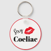 Porte-clés Amusement Coeliaque Sexy (Recto)