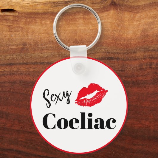 Porte-clés Amusement Coeliaque Sexy (Recto)