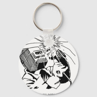 Porte-clés Amusez-vous dans votre cabine, je soudrai !