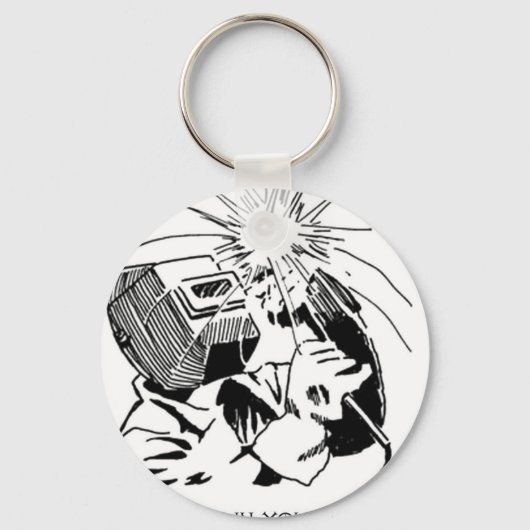 Porte-clés Amusez-vous dans votre cabine, je soudrai ! (Recto)