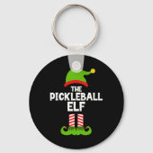 Porte-clés Amusez-Vous Pickleball Elf Christmas Matching Fami (Recto)