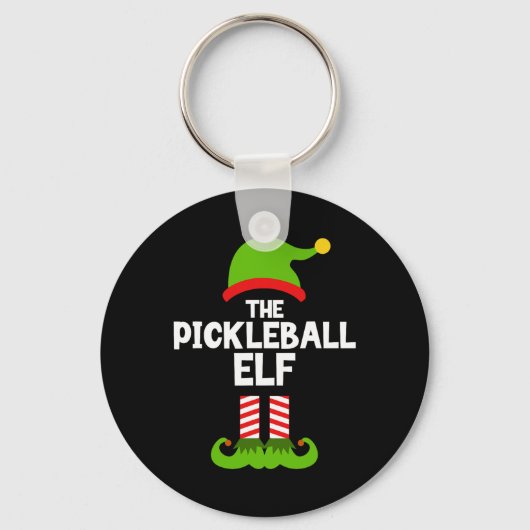 Porte-clés Amusez-Vous Pickleball Elf Christmas Matching Fami (Recto)