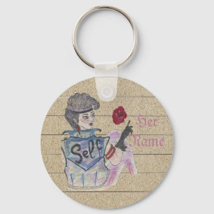 Porte-clés "Amusez-vous" Porte - clé personnalisable double f