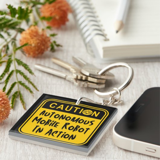 Porte-clés Amusing Autonomous Mobile Robot in Action (Devant Droit)