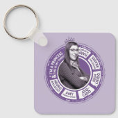 Porte-clés Amy Farrah Fowler - Graphique d'informations (Recto)