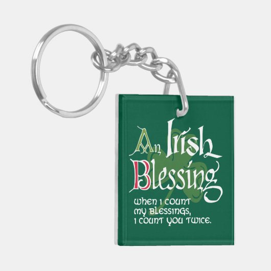 Porte-clés An Irish Blessing (Devant gauche)