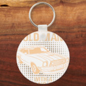 Porte-clés An Old Man Ford Mustang 1977 Cobra (Recto)