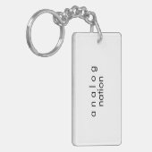 Porte-clés analogique audio recto-verso (Devant gauche)