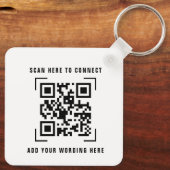 Porte-clés Analyse du code QR | Podcast illustré (Verso)