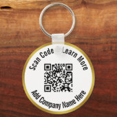 Porte-clés Analyser le code QR En savoir plus Nom commercial  (Recto)
